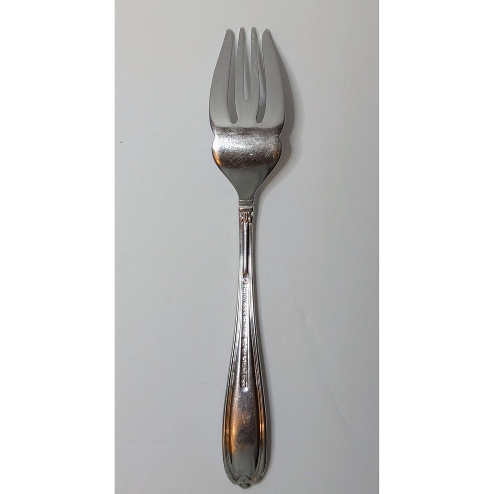 Princess House BARRINGTON Salad Fork 18/10 Stainless Flatware 7" Replacement EUC - Picture 2 of 5